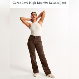 Abercrombie High Rise 90s Relaxed- CURVELOVE TALL